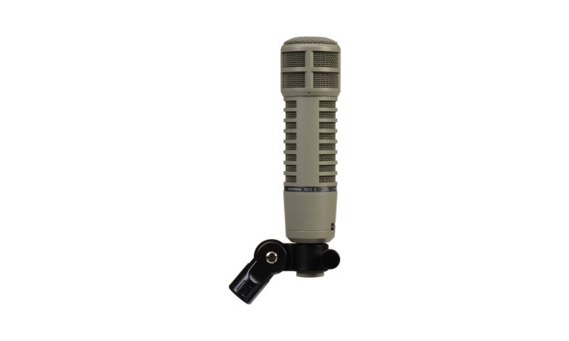 Electro Voice RE20 live streaming microphone
