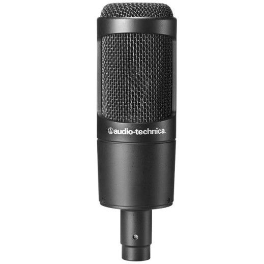 Symfuhny’s streaming gear includes audio-technica microphone.
