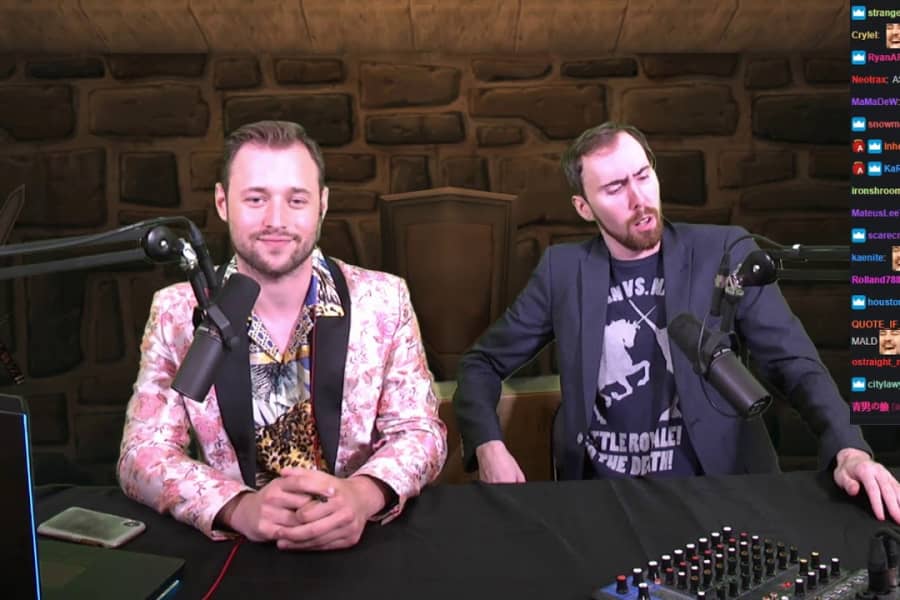 Asmongold and Rich Campbell in Interview with Yoshi-P