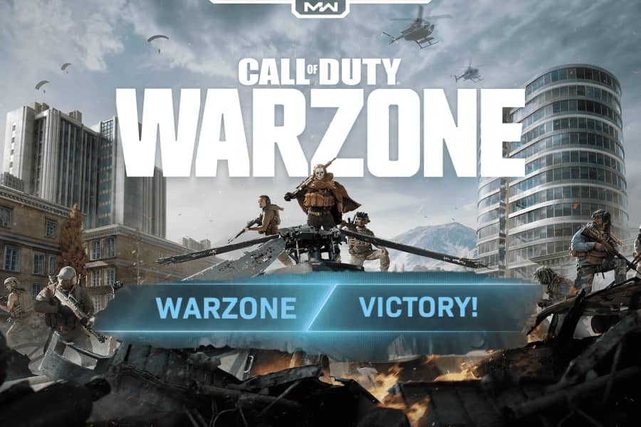 Warzone victory screen