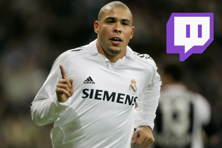 Ronaldo Nazario Arrives At Twitch