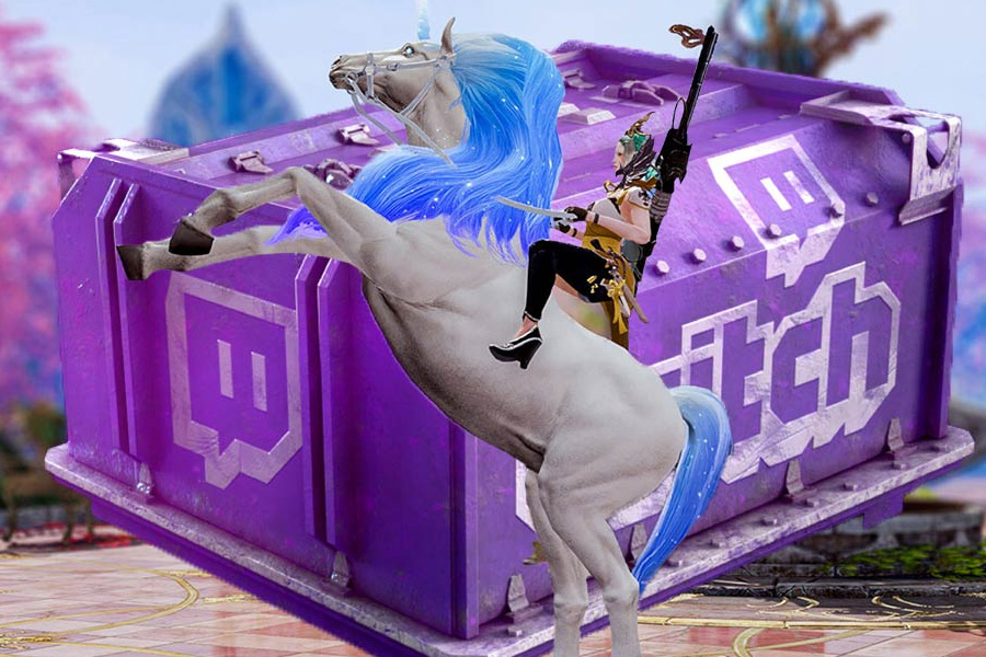 The Lost Ark Unicorn Mount Twitch Drop