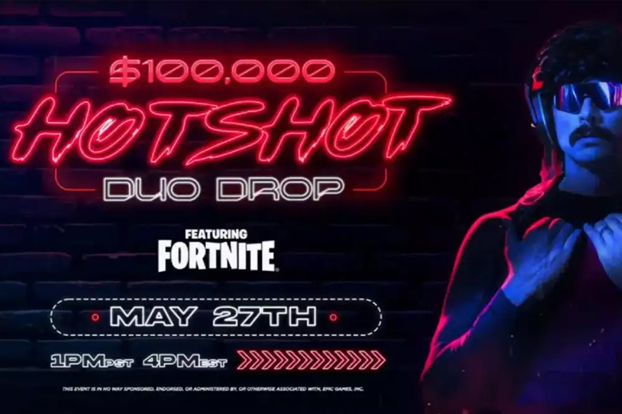 Dr Disrespect Hot Shot Duo Drop Tournament